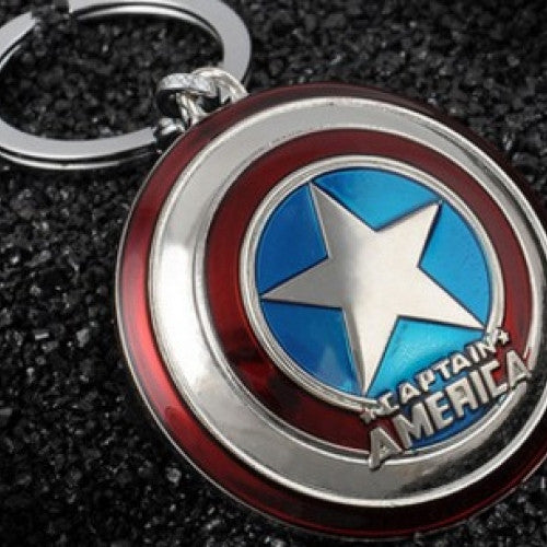 Key Chain Ring Holder Trinket Metal Avengers