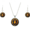 Cute Lion Jewelry Set Metaphysical Sacred Geometry